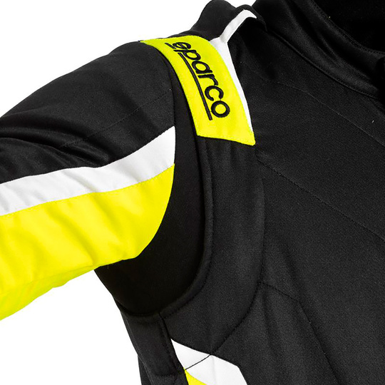 Sparco Rennanzug Sprint Pro MY25 schwarz/gelb (FIA)