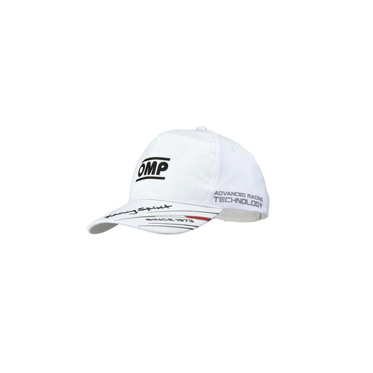 OMP Kinder-Cap Racing Spirit weiß
