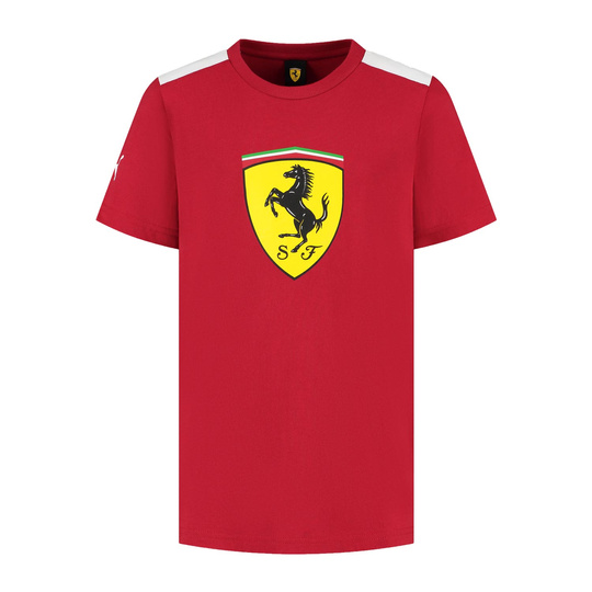 Ferrari F1 2025 Herren T-shirt Shield Rot