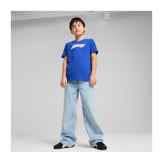 Formula 1 2025 Kinder T-Shirt Logo Blau