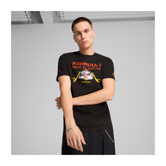 Formula 1 2025 Herren T-Shirt DTS Graphic Schwarz