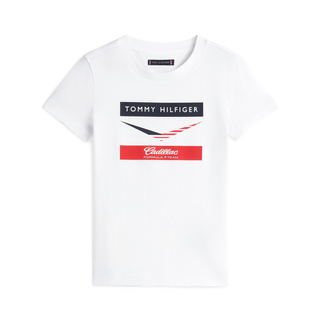 Cadillac F1 2026 Kinder-T-Shirt Chevron weiß