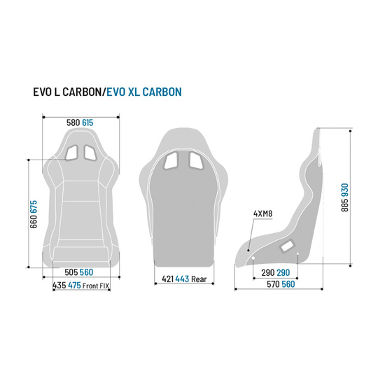 Sparco Rennsitz EVO XL CARBON (FIA)
