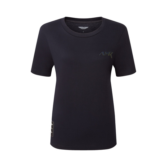 Aston Martin Racing 2026 T-Shirt Damen AMR Logo marineblau