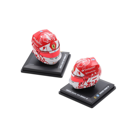 Scuderia Ferrari Miniaturhelm 1:5 Charles Leclec Monaco GP