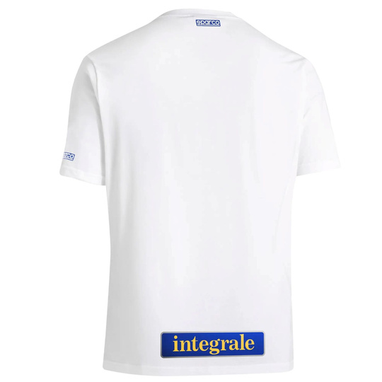 Sparco T-Shirt Lancia HF Delta Integrale weiß/gelb