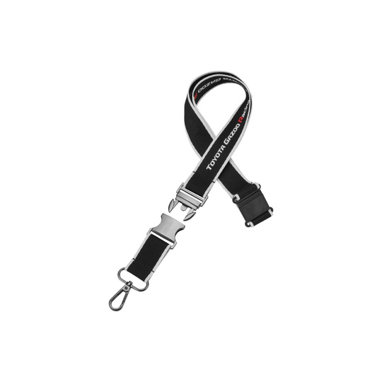 Toyota Gazoo Racing Schlüsselband Logo Schwarz