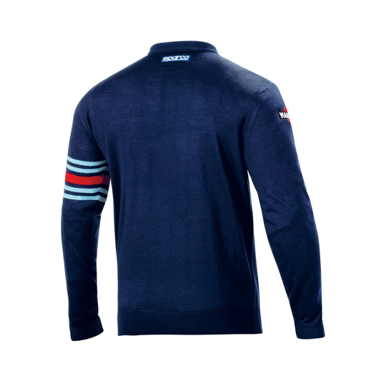 Sparco Martini Herren CREW Pullover Marineblau