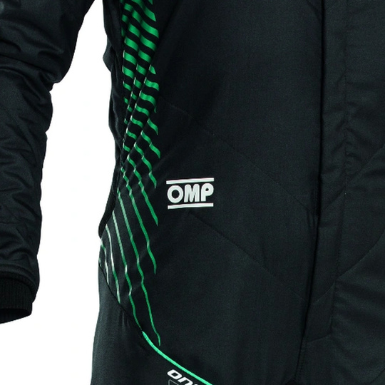 OMP Rennanzug ONE-S AIR schwarz/grün (FIA)