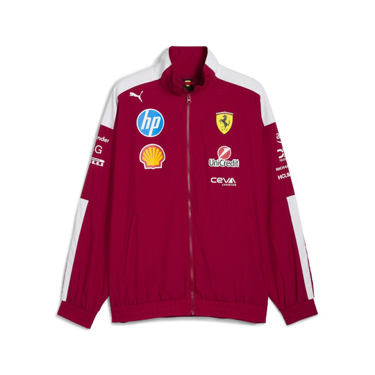 Scuderia Ferrari F1 2025 Drivers T7 Übergroße Herrenjacke Team