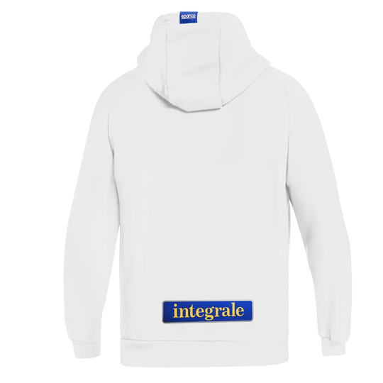 Sparco Kapuzenpullover Lancia HF Delta Integrale weiß/rot