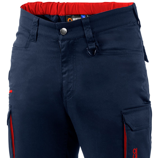 Sparco Hose Vermont marineblau/rot