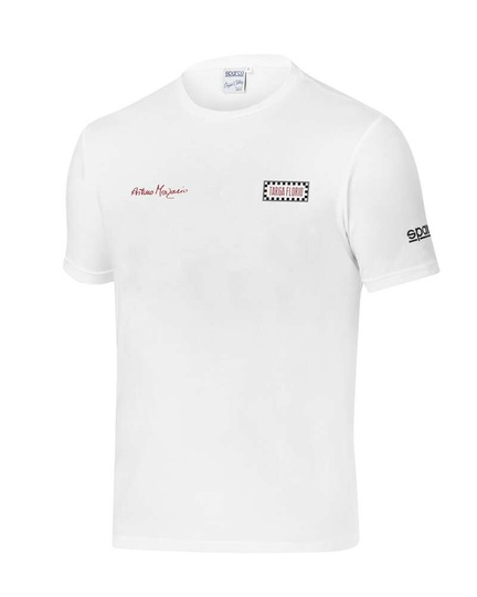 Sparco T-Shirt Targa Florio Merzario #AM1 weiß