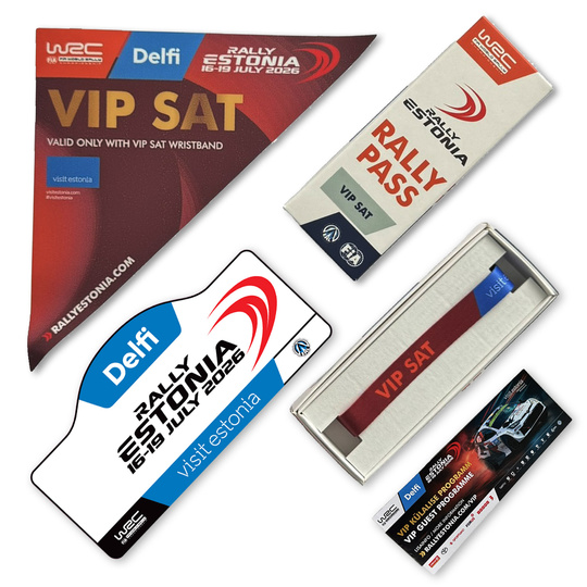 WRC Delfi Rally Estonia 2026 VIP-Pass Saturday — VIP-Tagesticket