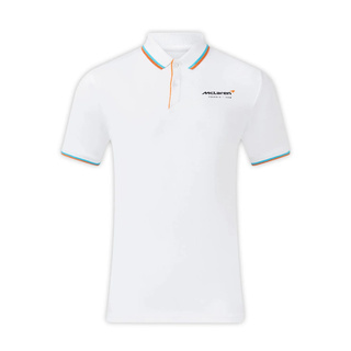 McLaren F1 2025 Herren Polohemd Essentials Weiß