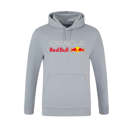Red Bull Racing 2025 Herren Kapuzensweatjacke Logo Grau