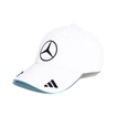 Mercedes AMG F1 2025 Baseballkappe Russell Weiß