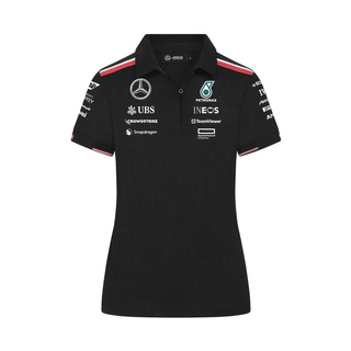 Mercedes AMG F1 2024 Damenpolo Team Schwarz