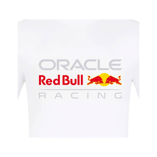Red Bull Racing 2025 Herren T-Shirt Front Logo Weiß