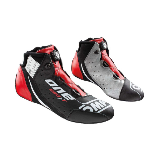 OMP Schuhe One EVO X R schwarz/rot (FIA)