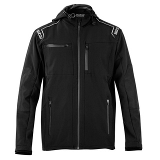 Herren Sparco SEATTLE Schwarz Softshell Jacke