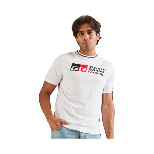 Toyota Gazoo Racing 2026 T-Shirt Large Logo weiß