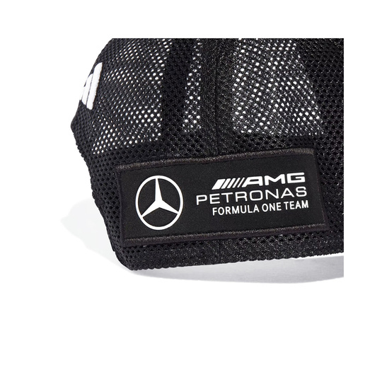 Mercedes AMG F1 2025 Herren Kappe Star Trucker Schwarz