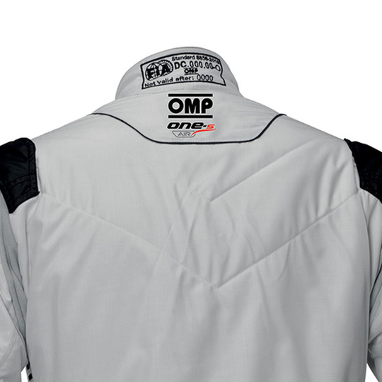 OMP Rennanzug One-S Air silber (FIA)