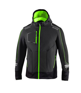 Sparco Herren Softshell Jacke TECH Grün