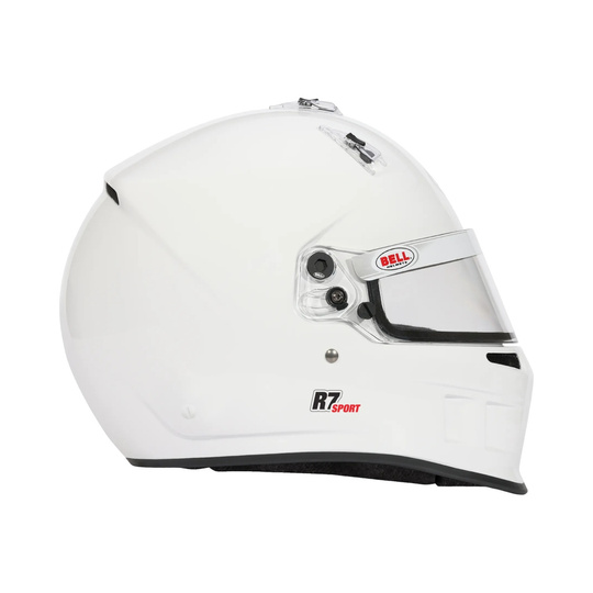 Bell Helm R7 Sport HANS weiß (FIA)