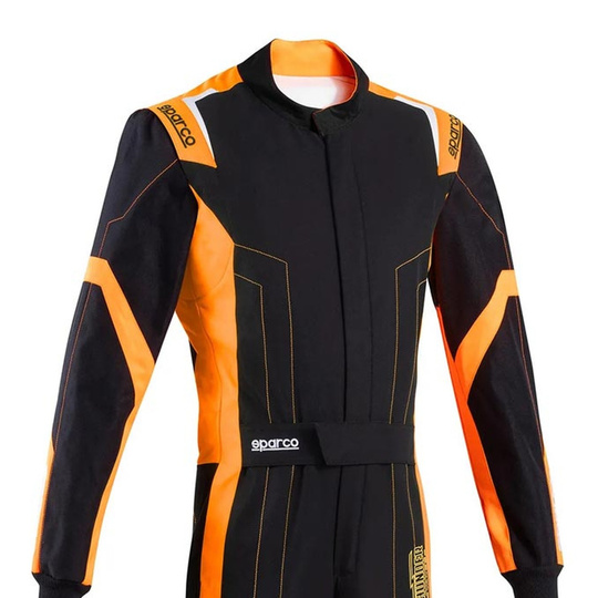 Sparco Kartanzug Thunder schwarz/orange (FIA)