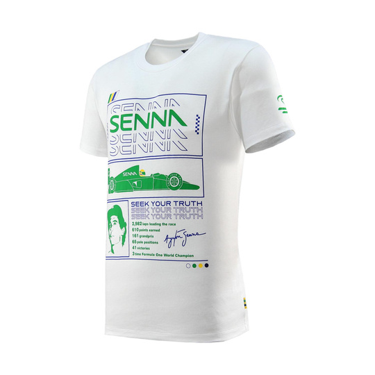 Ayrton Senna F1 2025 Herren T-Shirt Race Graphic