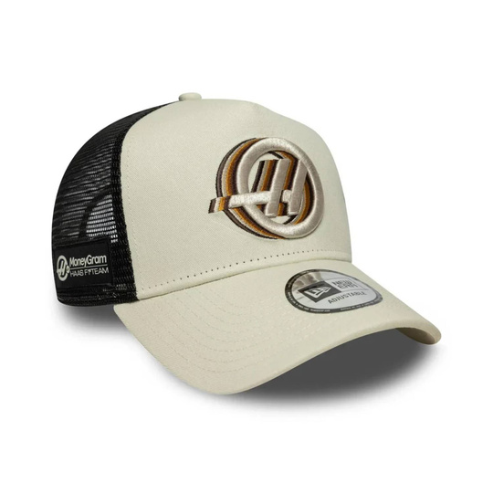 Haas F1 2026 Cap Seasonal Trucker cremefarben