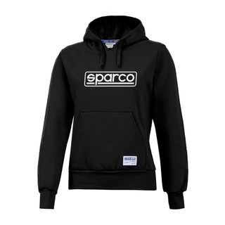 Sparco Damen Kapuzensweatjacke FRAME Schwarz