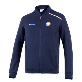 Sparco Herren Zip Sweatshirt GULF Dunkelblau