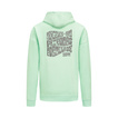 Herren Retro Hoodie Mint Mercedes AMG F1
