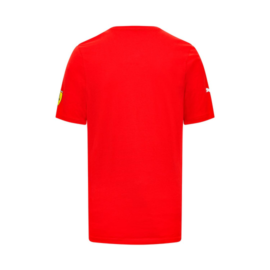 Herren T-shirt Leclerc Driver Red Ferrari F1 