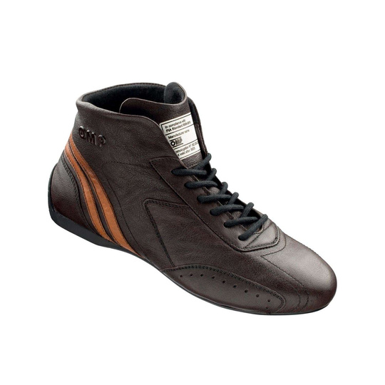 OMP Schuhe Carrera MY21 dunkelbraun (FIA)