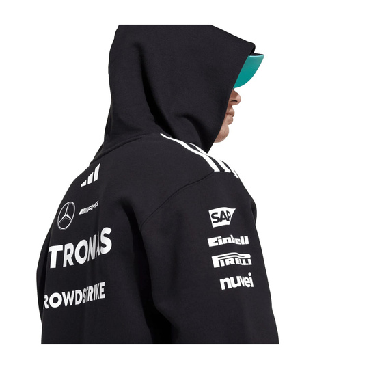 Mercedes AMG F1 2025 Herren Kapuzensweatjacke Team
