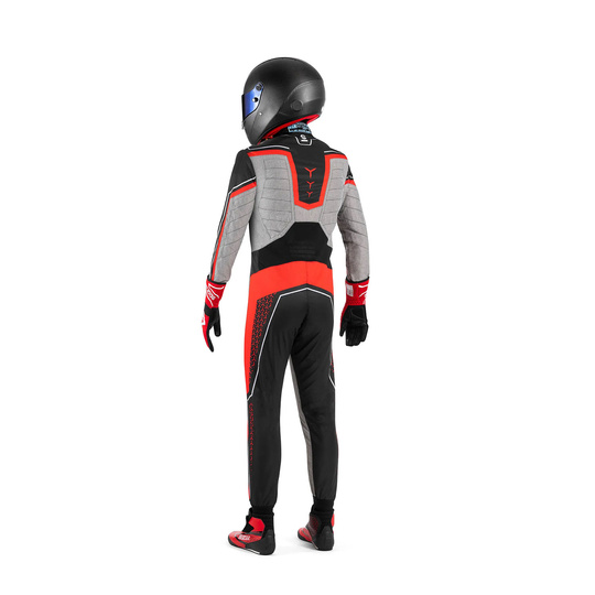 Sparco Kinder-Kartanzug Superleggera-K schwarz/rot (FIA)