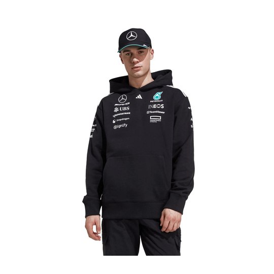 Mercedes AMG F1 2025 Herren Kapuzensweatjacke Team