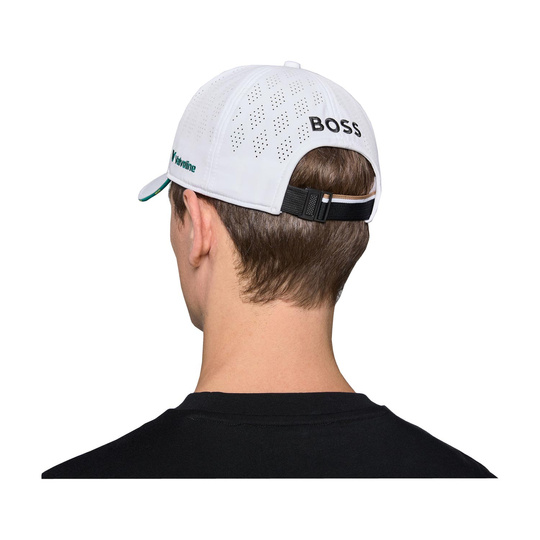 Aston Martin F1 2025 Herren Baseballkappe Team Weiß