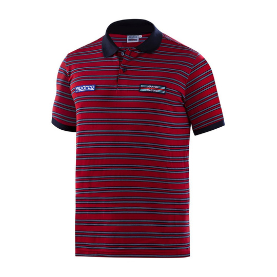 Sparco Poloshirt Sportline Martini rot
