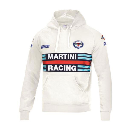 Sparco Kapuzenpullover Martini Racing weiß