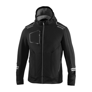 Sparco Herren Softshell Jacke TECH Schwarz