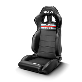 Sparco Sportsitz R100 MY22 SKY Martini Racing Schwarz