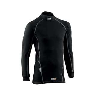 OMP Unterziehshirt mit Rollkragen First MY22 schwarz (FIA)