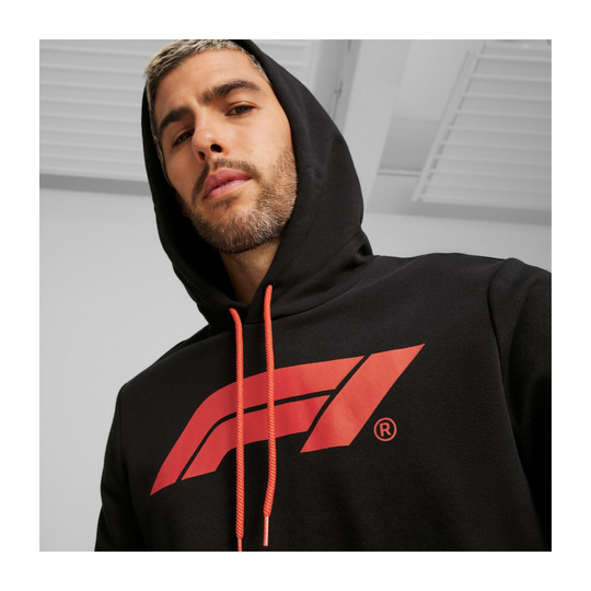 Formel 1 2025 Herren Kapuzenpullover Logo Schwarz