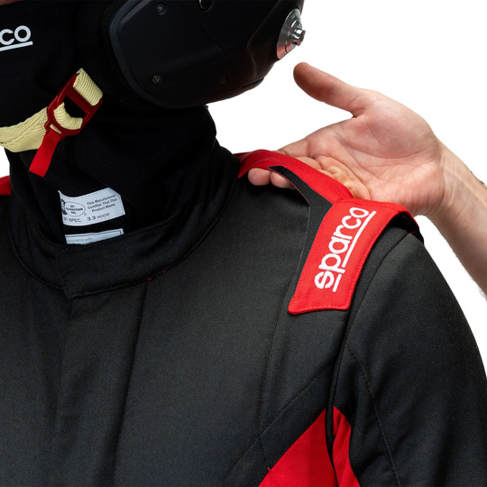 Sparco Rennanzug Sprint Advanced schwarz/rot (FIA)