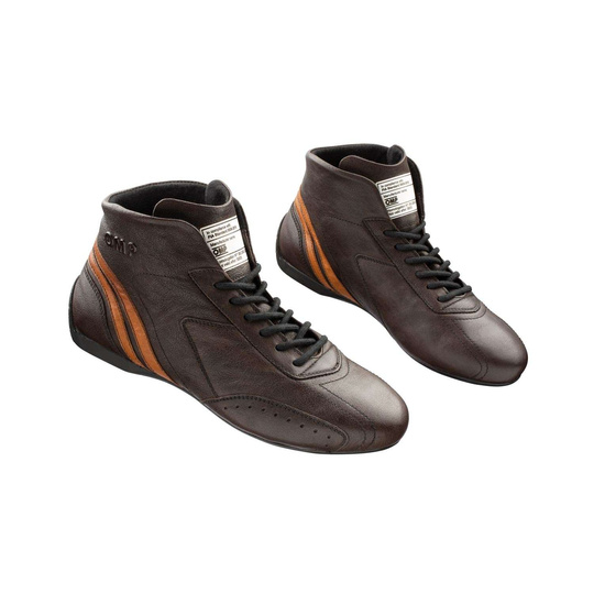 OMP Schuhe Carrera MY21 dunkelbraun (FIA)